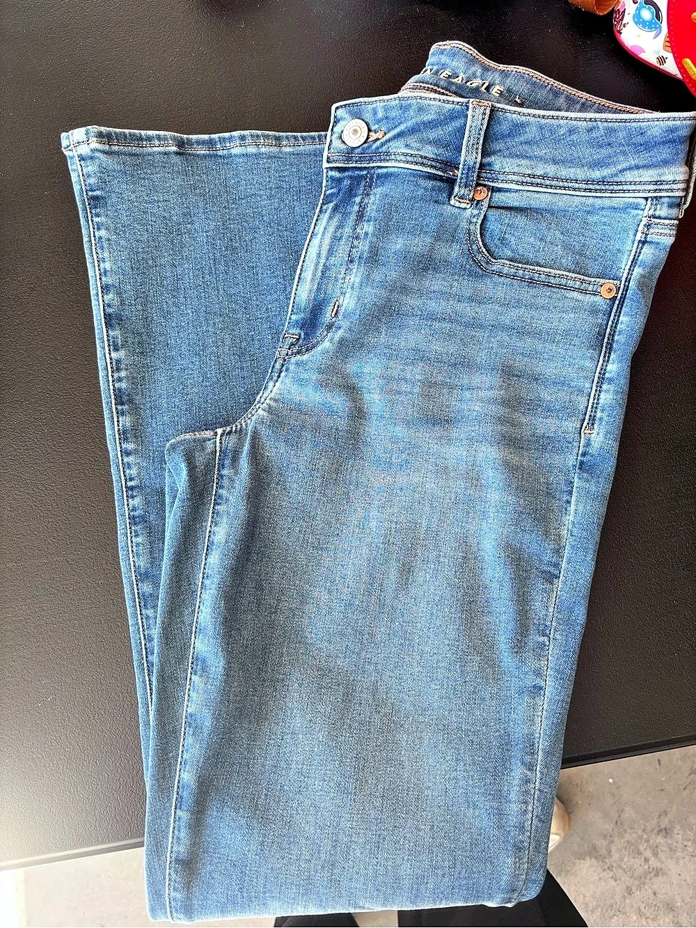 American Eagle Next Level Stretch Skinny Jeans Blue Size 8short Like New